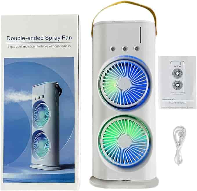 Portable Double Ended Spray Fan – Stay Cool Anywhere in UAE